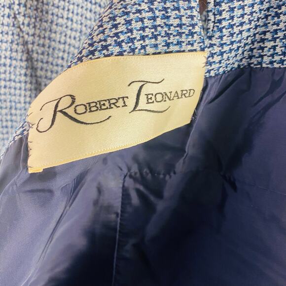 Vintage Robert Leonard Tweed Dress Suit Sheath Dress‎ Jacket Large Office Siren - Picture 10 of 10